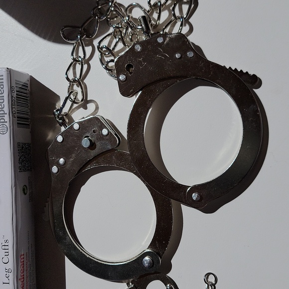 Fetish Fantasy Series Metal Leg Cuffs - Picture 1 of 3